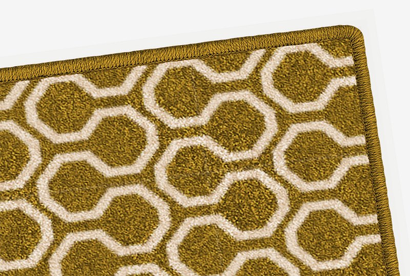 Quirky Honeycomb Moss (7112) with whipped edge 