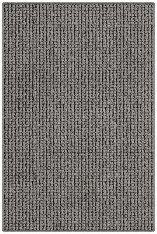 Wool Pebble Stade (1805) with Stripes Thick Borders Grey (6207) 