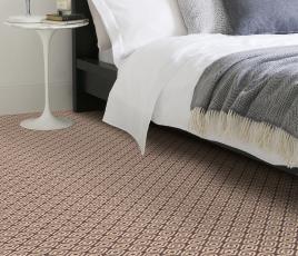 Quirky Geo Grey Carpet 7133 in Bedroom thumb