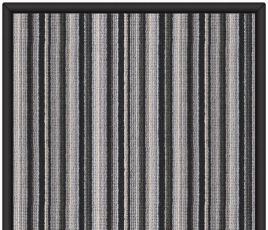 Merlin Striped Wool Rug from above thumb