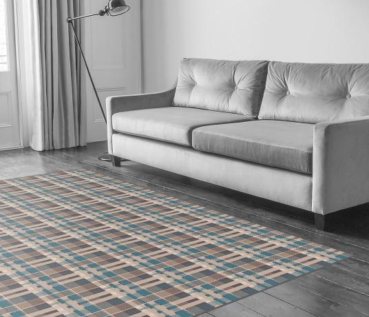 Quirky Tartan Mountain Daisy 7164 in Living Room