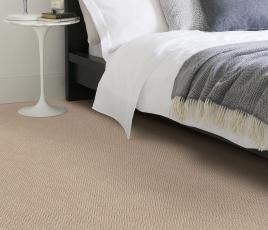 Wool Herringbone Zig Zag Mushroom Carpet 4678 in Bedroom thumb