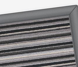 Frank Striped Wool Rug rug corner thumb