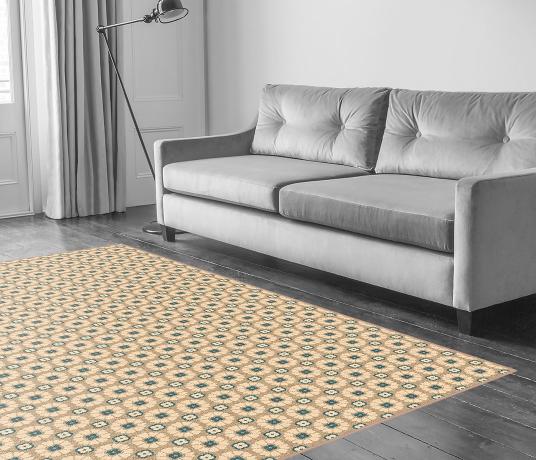 Quirky Ashley Hicks Daisy Gloriosa Carpet 7261 in Living Room