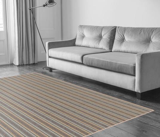 Margo Selby Stripe Surf Viking Carpet 1902 in Living Room