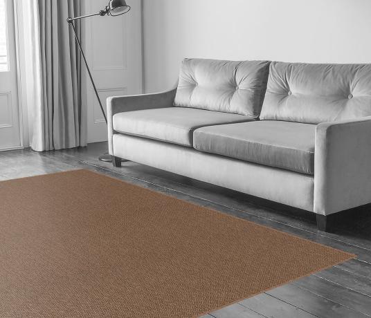 Anywhere Herringbone Copper Carpet 8041 in Living Room