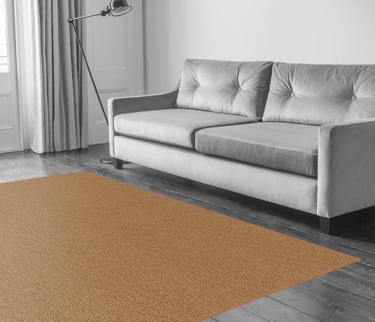 Coir Bouclé Natural Carpet 1605 in Living Room