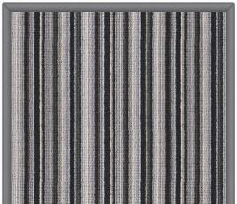 Frank Striped Wool Rug from above thumb