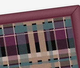 Thistle Rose rug corner thumb