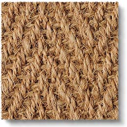 Coir Herringbone Natural Carpet 4603