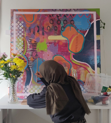 Alternative Flooring Student Competition Winner Aamina Desai, Quirky Curiosity